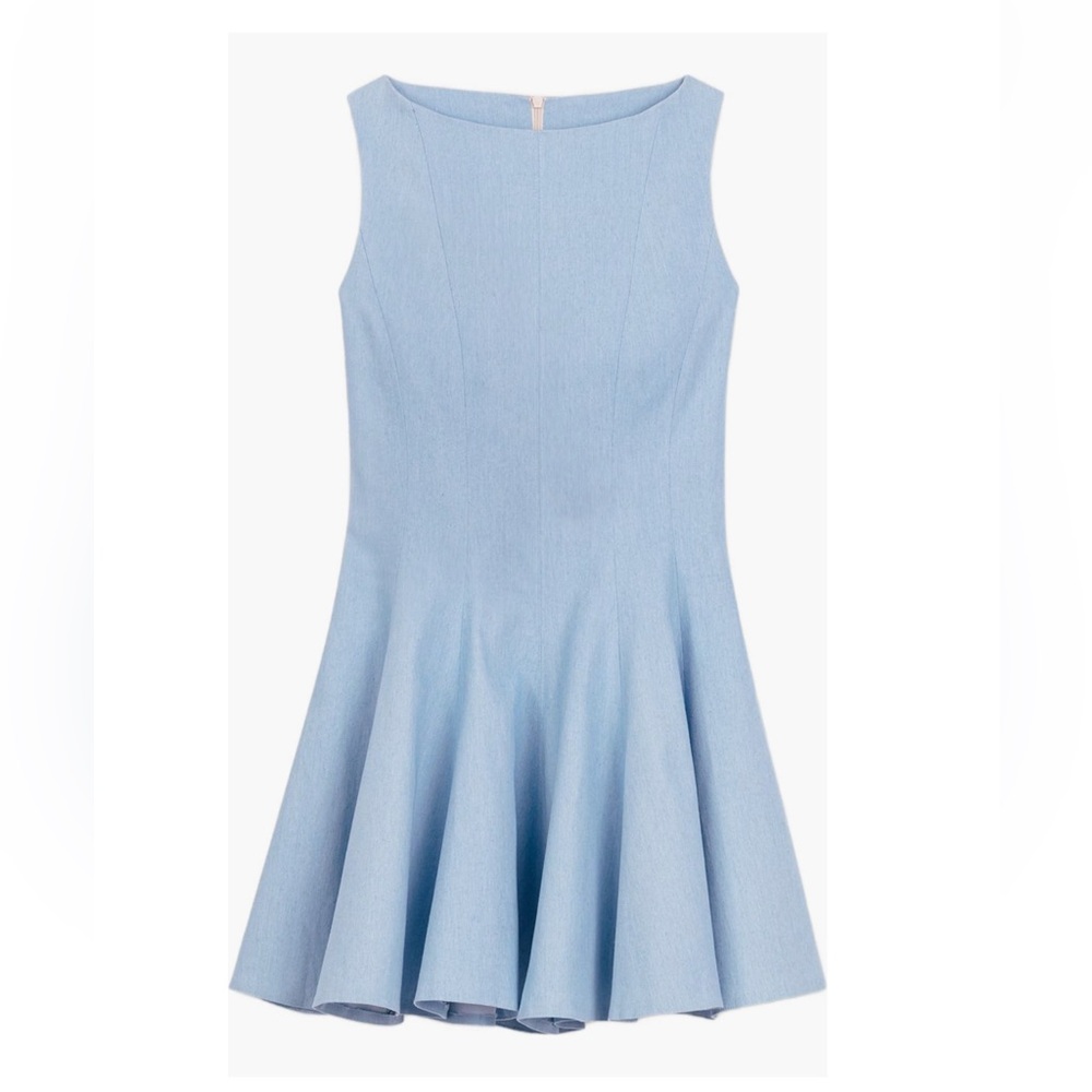 maje Mini flared cotton dress - Picture 7 of 9